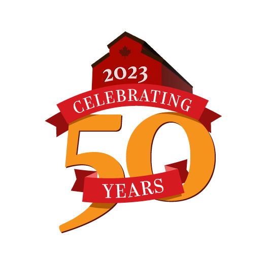 The Barn 50th Logo