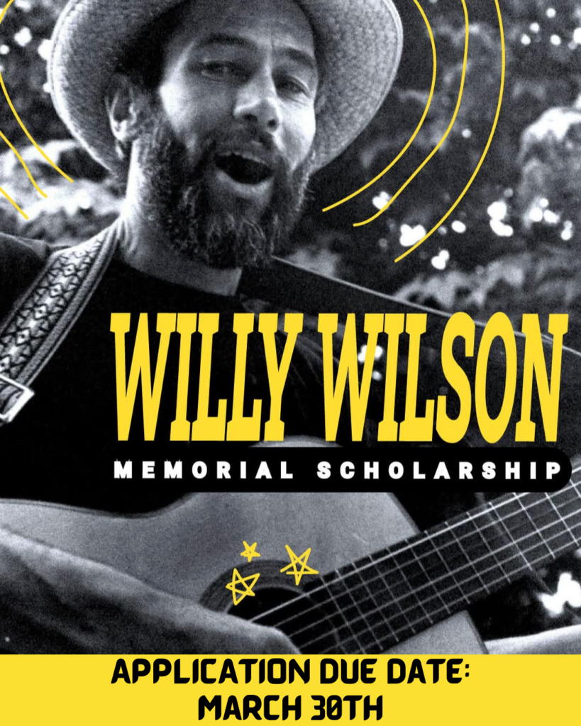 Willy Wilson memorial Scholarship application due date march 30th